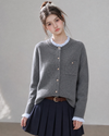blue frill point tops RI1516