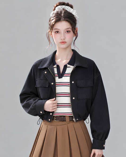 blue light casual jacket RI1557