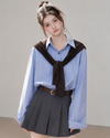 check mood over shirt RI1517