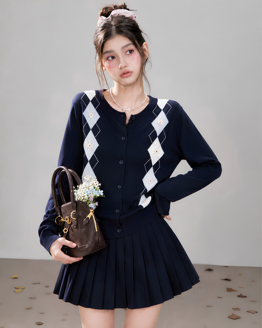 argyle mood navy set up RI1491