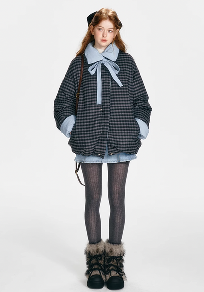 【 COMEBACK】reversible Blue new down jacket RI1030