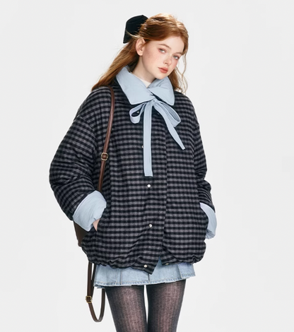 【 COMEBACK】reversible Blue new down jacket RI1030