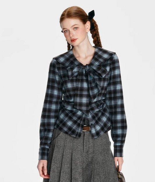 sailor trendy check shirt RI1035