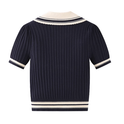line new navy tops RI1148