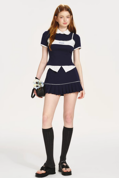 nuance navy mood tops RI1178