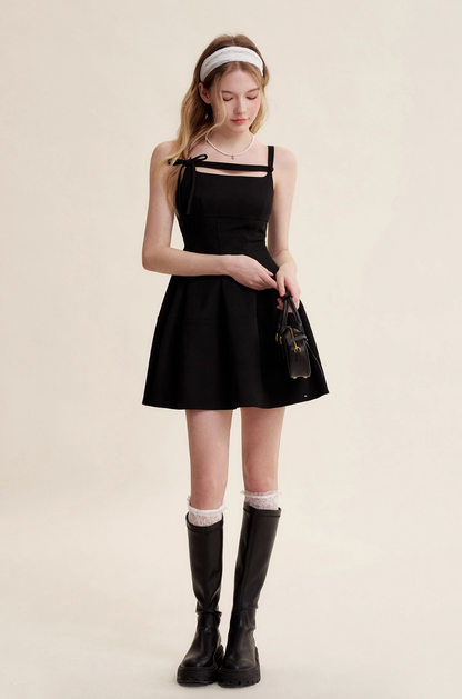 ribbon high-end black one-piece RI1246