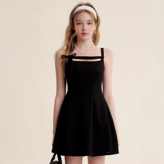 ribbon high-end black one-piece RI1246