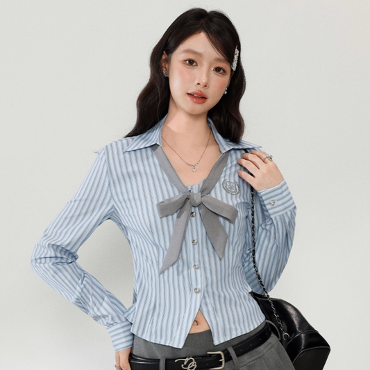 stripe fit shirt RI1293