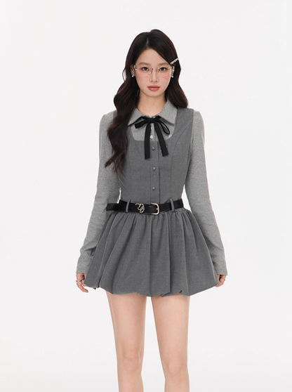 balloon gray mood one-piece RI1294