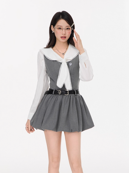 balloon gray mood one-piece RI1294