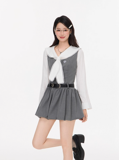 balloon gray mood one-piece RI1294