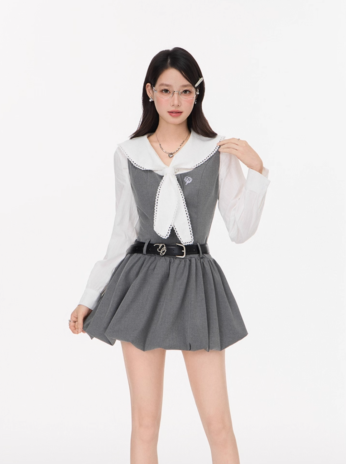 balloon gray mood one-piece RI1294