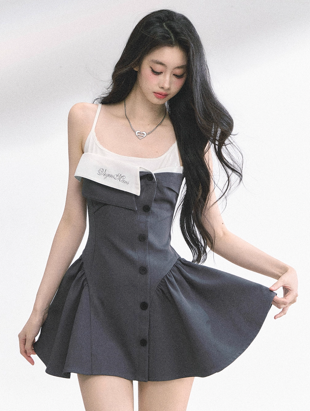 design gray one-piece RI1304