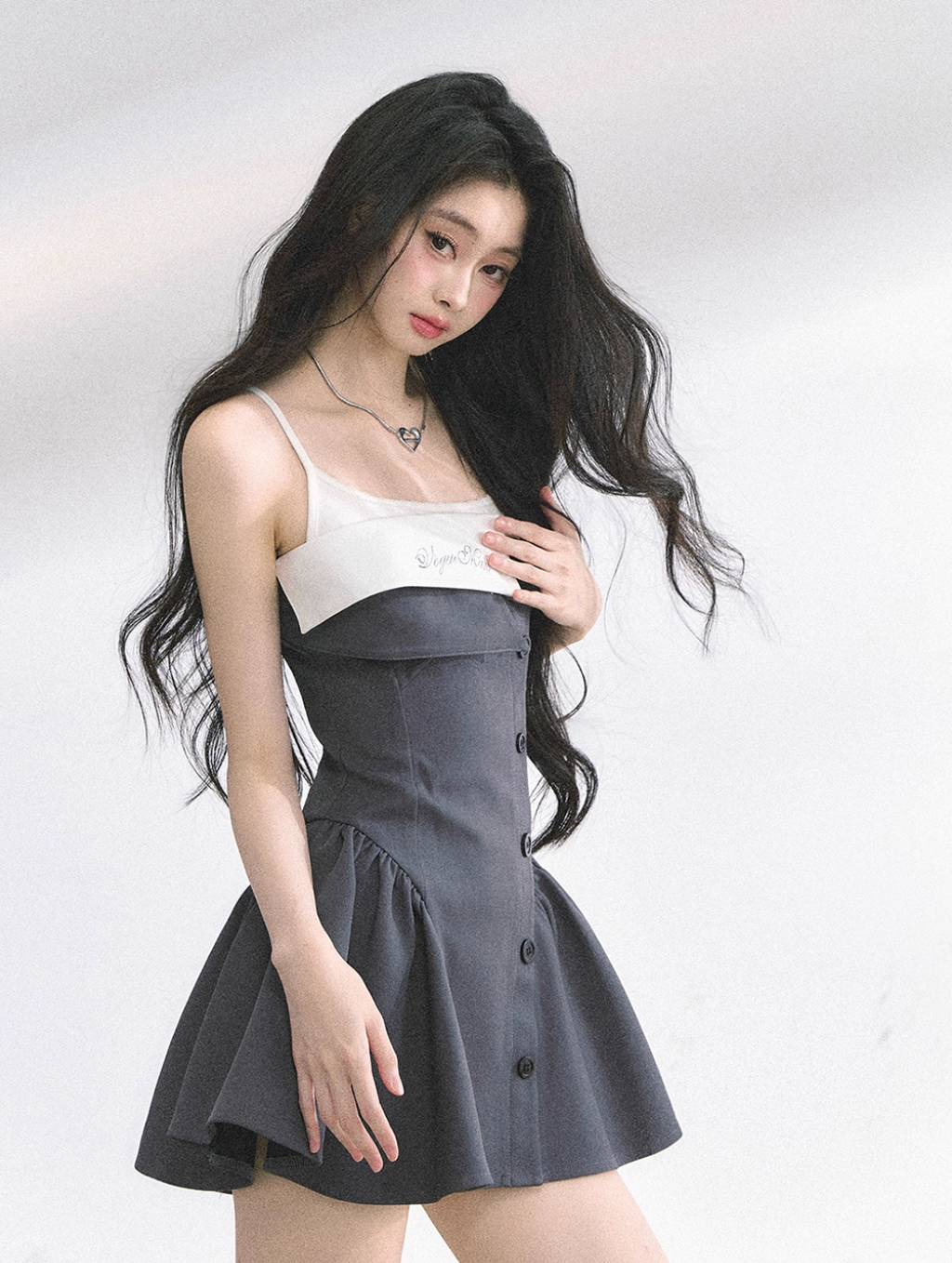 design gray one-piece RI1304