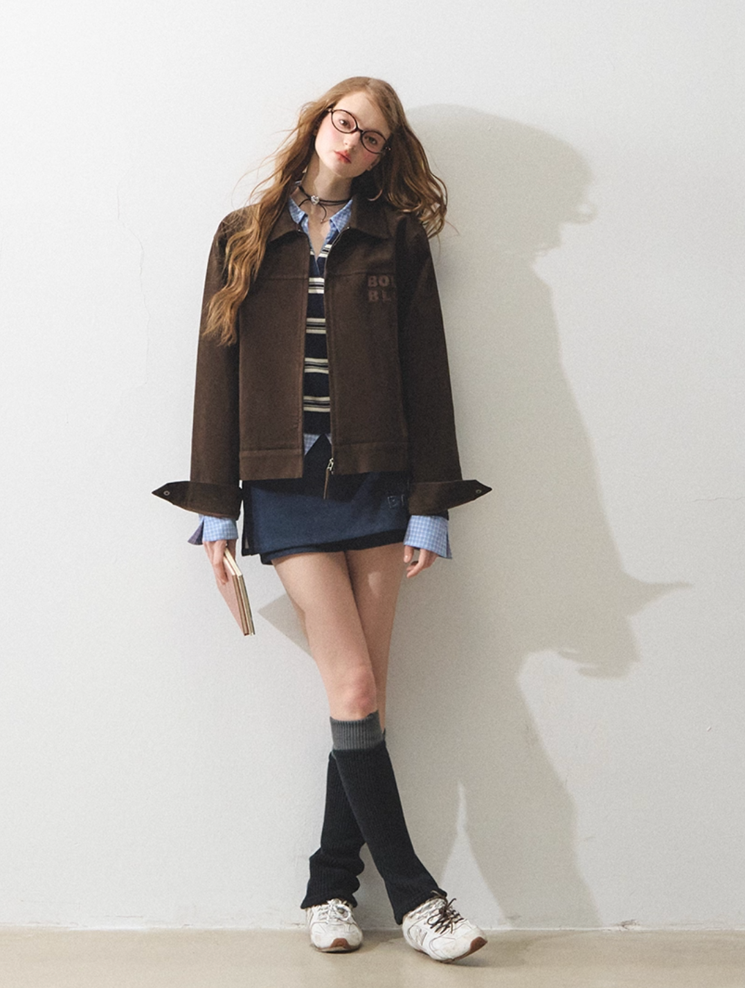 brown rétro jacket RI1307