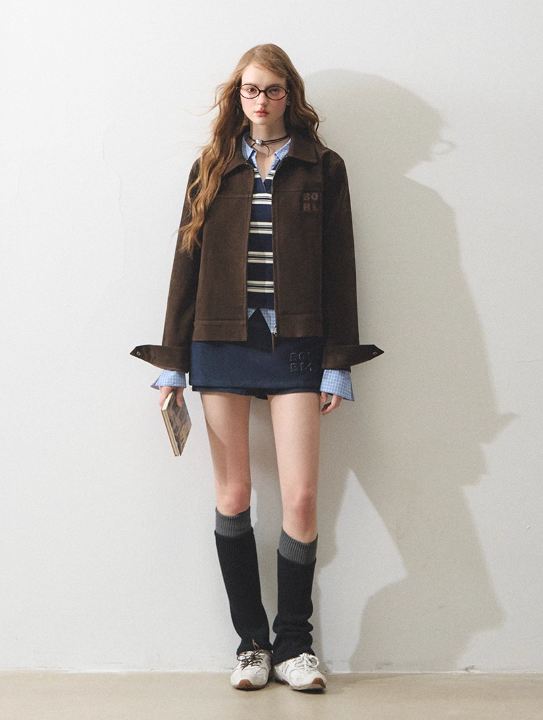 brown rétro jacket RI1307