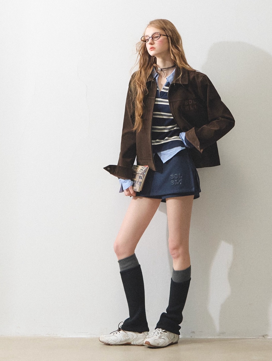 brown rétro jacket RI1307