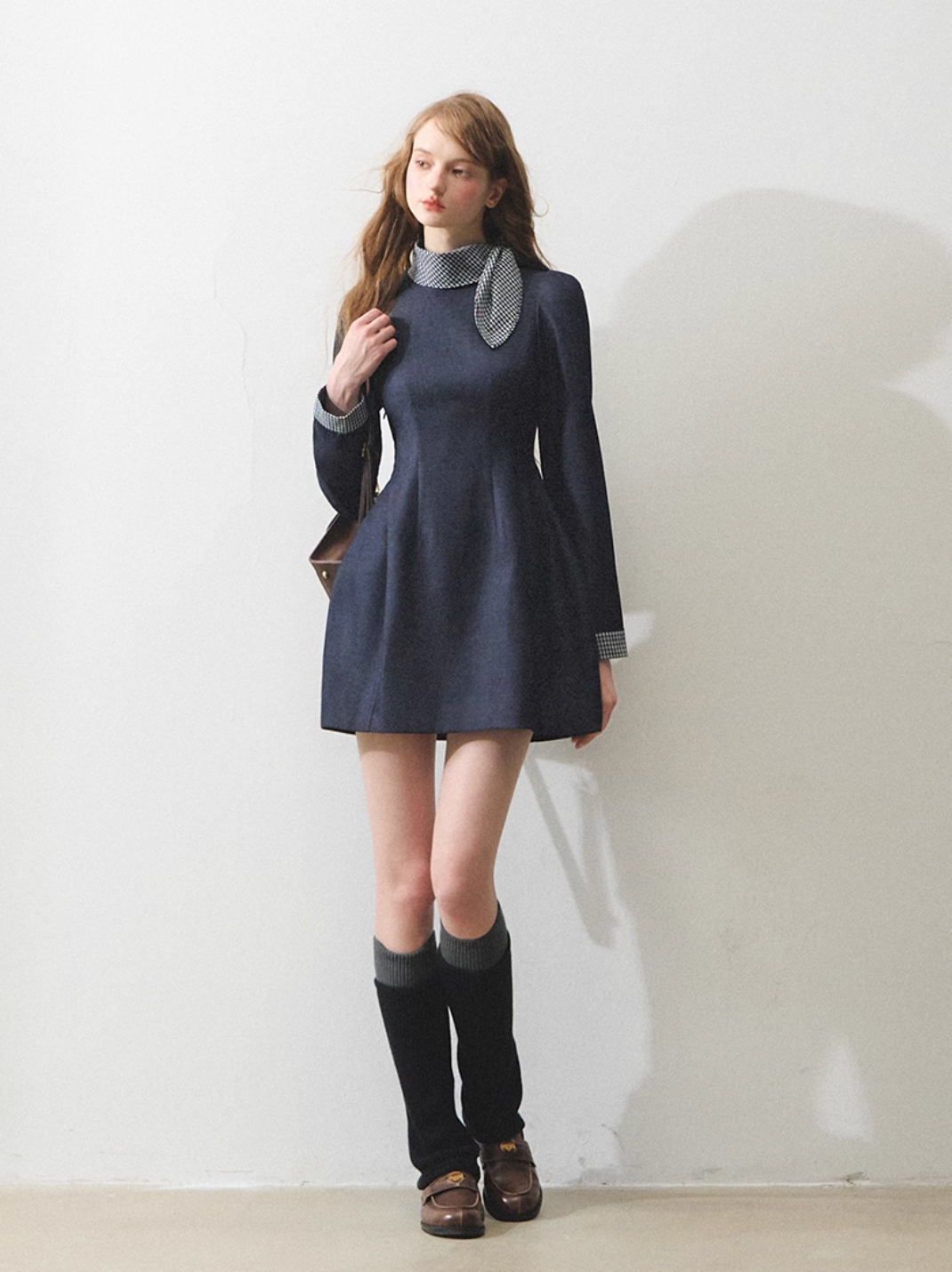 high neck point one-piece RI1342