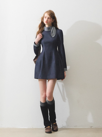 high neck point one-piece RI1342