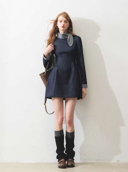high neck point one-piece RI1342