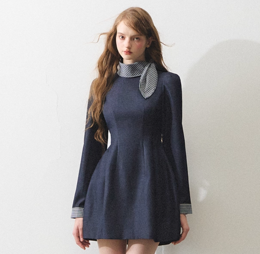 high neck point one-piece RI1342
