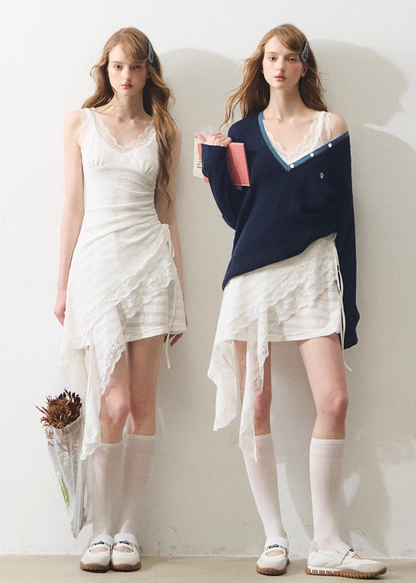 navy cut tops RI1344