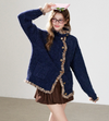 navy high-end cardigan RI1656