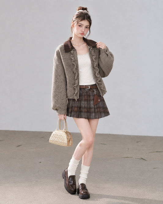frill point luxury jacket RI1593