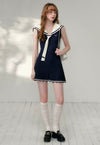 sailor point navy one-piece RI1393