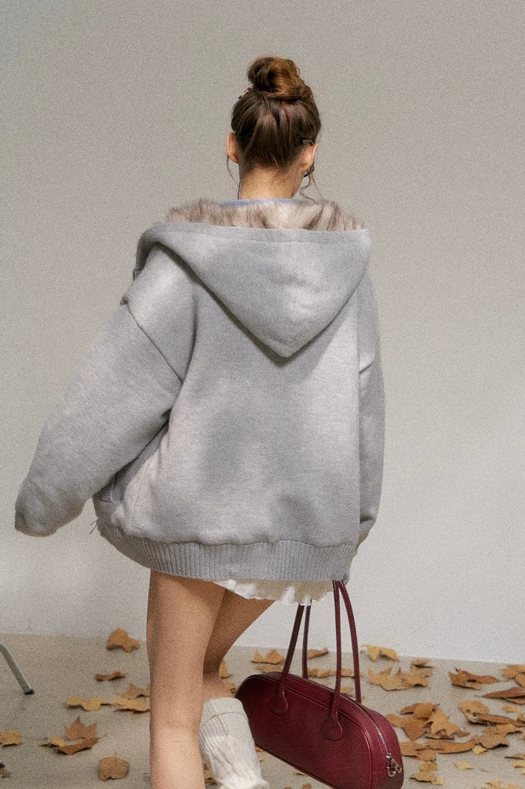 far point  zip cardigan RI1364