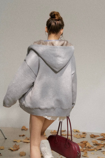 far point  zip cardigan RI1364