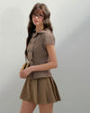 mood brown tops RI1426