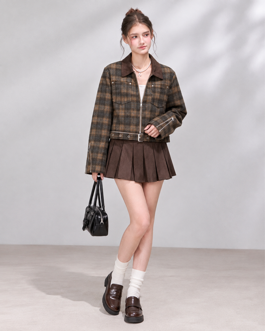 check dark point jacket & skirt setup RI1588