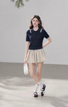 line casual navy tops RI1429