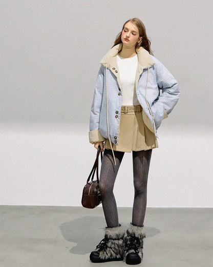reversible macaron down jacket RI1353