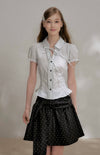frill cut girly tops RI1415