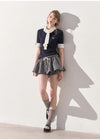 curler design rose tops & skirt RI1454