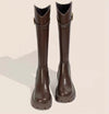 long chic brown boots RI1495