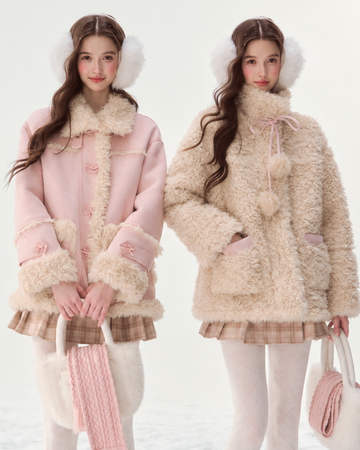 【reversible】boa far mood pink jacket RI1655