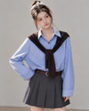 check mood over shirt RI1517