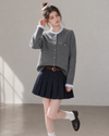 blue frill point tops RI1516