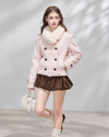 far point pink coat RI1605