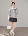 check curler casual tops RI1550