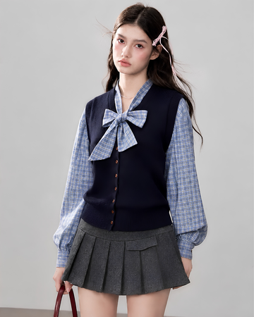 check line vest mood tops RI1511
