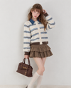curler denim mood ivory tops RI1609