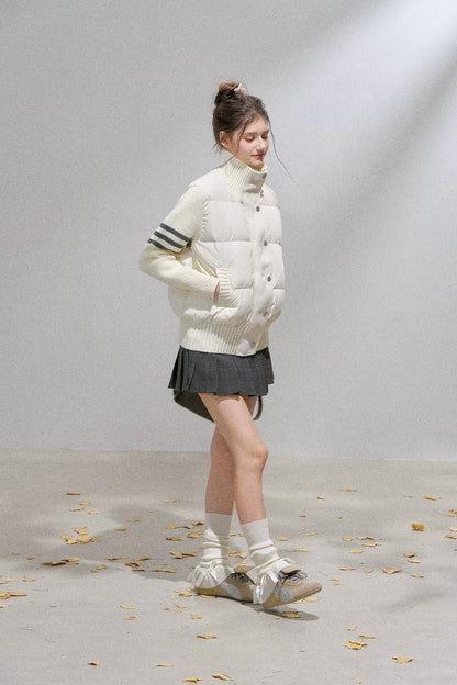 line sleeve Knit jacket RI1365