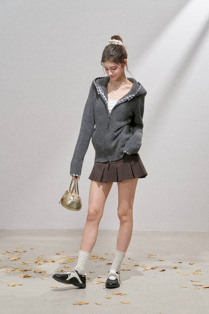 pattern point zip tops RI1368