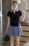 navy check mood set up RI1469