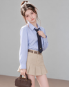 stripe casual mood shirt RI1558