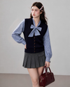 check line vest mood tops RI1511